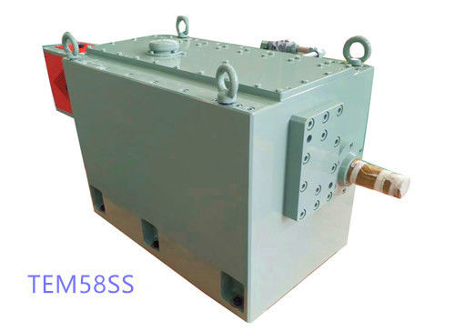 Toshiba TEM58SS Extruder Gearbox Repair 250kw Rated Power Torque 12.9Nm / Cm3