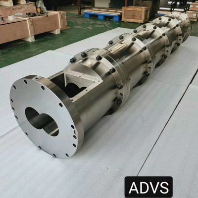 120mm Double Screw Extruder Machine Parts Barrel Diameter 120 Mm 40 D / L