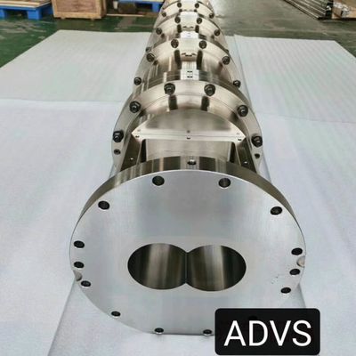 120mm Double Screw Extruder Machine Parts Barrel Diameter 120 Mm 40 D / L