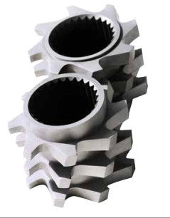 Nitriding Extruder Screw Elements , Extrusion Machine Parts For Toshiba