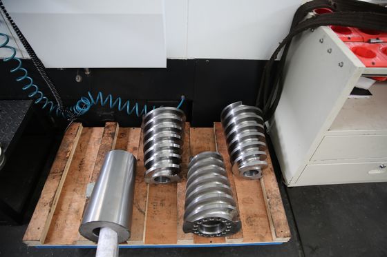 Computerized JSW Twin Screw Extruder Machine Parts Screw Elements PVC Processed