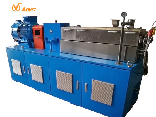 50kg / H Laboratory Twin Screw Extruder , blue Granule Co Extruder Machine