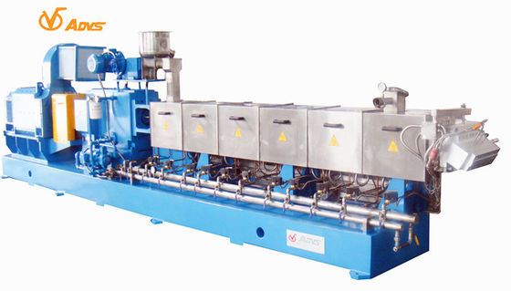 Recycled PP / PET / PVC Polymer Extruder Machine dual Screw PZE65 Model