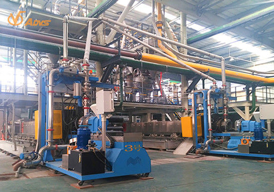 ABS Underwater Extrusion Pelletizing Machine , 300 - 600rpm Plastic Compounding Equipment