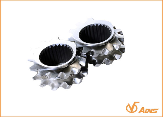 long steel Mixing Screw For Berstorff , Granulating Extrusion Machine Parts