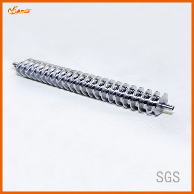 Co Rotating Twin Screw Extruder Machine Parts 10mm - 120 Mm Screw Shaft