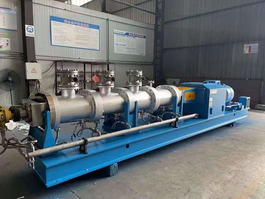 90KW 250mm Twin Screw Extruder Center Distance 186mm
