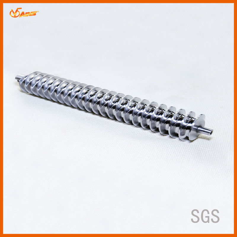 Co Rotating Twin Screw Extruder Machine Parts 10mm - 120 Mm Screw Shaft