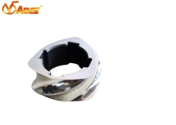 Good price Custom 3-Flighted Screw Elements for Twin Screw Extruders with High Shear Rate and Precision Machining online