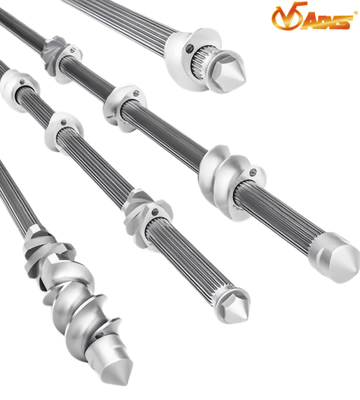 Good price High Precision Extruder Shaft and Twin Screw Extruder Elements 10 to 120mm Diameter 500 to 9000mm Length online
