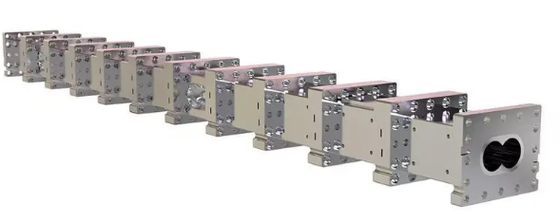 Good price Co Rotating Twin Screw Extruder Barrel For Masterbatch Compounding online