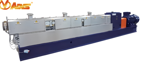 Good price Co Rotating Twin Screw Extruder with Nitrided Screw and Barrel for Recycled Plastic Processing online
