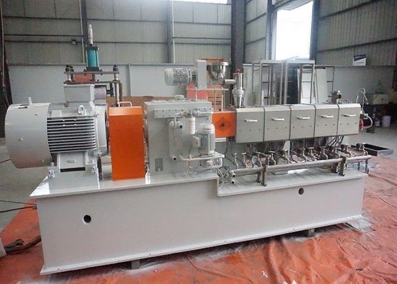 Good price Co Rotating Parallel Plastic Twin Screw Extruder Output 200 - 350 Kg / H online