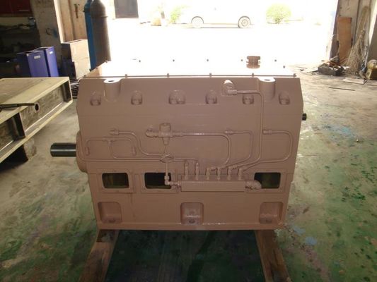 Good price Torque 13.9 T / A³ Twin Screw Extruder Gearbox Bilateral Symmetry Gear Drive System online