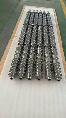 Good price Twin Screw Threaded Shaft , Twin Screw Elements Customized Length / Diameter online