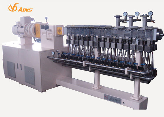 Good price 3 Phase Reactive Co Rotating Twin Screw Extruder With Devolatilization Vents online