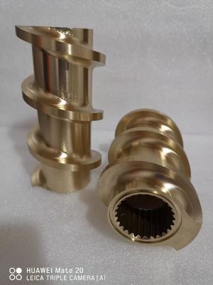 Good price  Aluminium Bronze Taper Thread Screw Elements 150mm For Twin Screw Extruder online