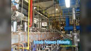 Twin Screw Extruder Polymer Devolatilization